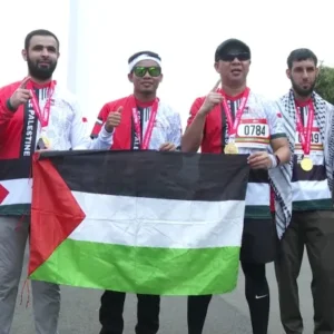 يوم رياضي في إندونيسيا تضامنا مع الحركة الرياضية الفلسطينية