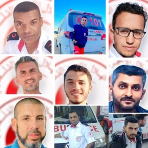الهلال الأحمر: ارتفاع حصيلة شهداء تل السلطان برفح إلى 14 بينهم 8 مسعفين