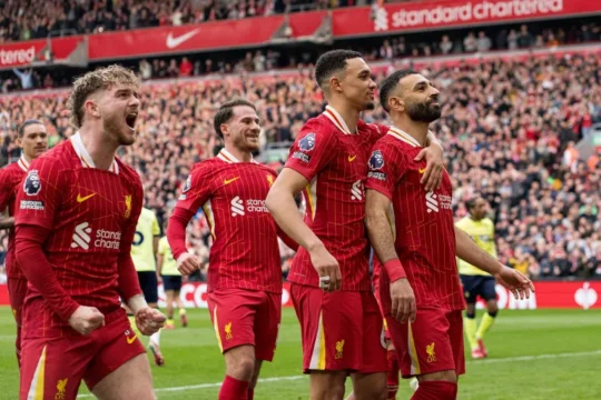 ليفربول اقترب من حسم لقب الدوري الإنجليزي الممتاز للمرة الـ20 في تاريخه (غيتي)