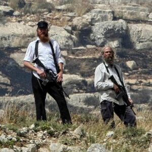 مستوطنون يهاجمون عين العوجا بالسلاح ويسرقون أغنام