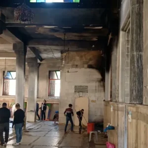أهالي نابلس يهبُّون لإعمار مسجد النصر