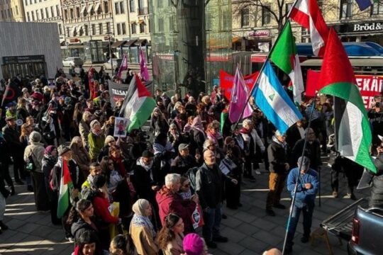 ستوكهولم تشهد احتجاجات على خطة ترامب بشأن غزة