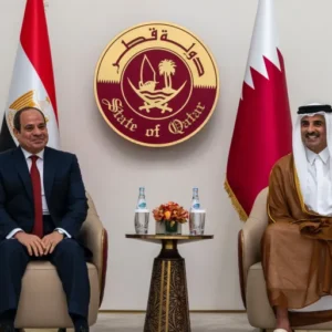 السيسي-والشيخ-تميم-9
