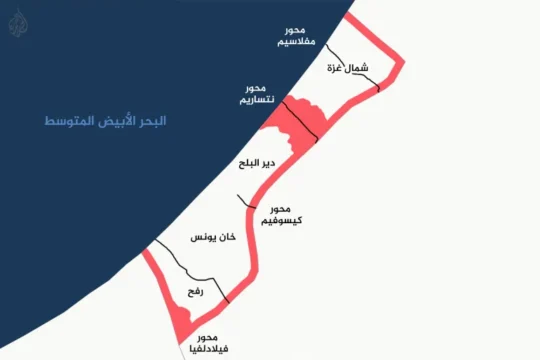 محور مفلاسيم ممر إسرائيلي لعزل شمال غزة