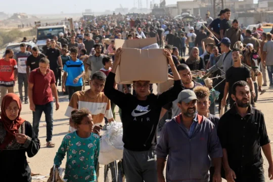 مشاهد مفجعة غير مسبوقة من مركز المساعدات الأميركي في غزة