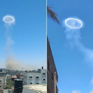غارة إسرائيلية تخلّف سحابة غامضة تثير الذعر في غزة