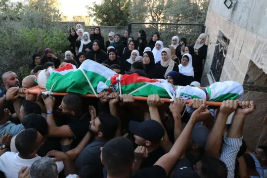 شهيد - تشييع - الأمم المتحدة تتهم إسرائيل ومستوطنيها بتكثيف قتل الفلسطينيين بالضفة