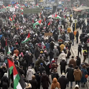 مظاهرات في دول عدة رفضا لعدوان الاحتلال على غزة وسياسة التجويع