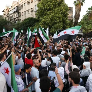 مظاهرات في سوريا تندد بالعدوان الإسرائيلي