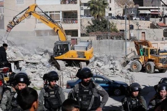 محافظة القدس: تصعيد ممنهج في عمليات الهدم بالقدس لصالح مخططات التهويد