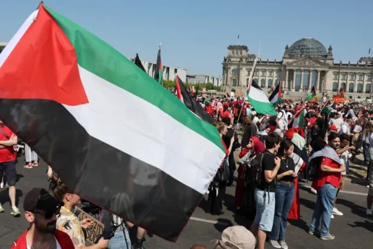 مظاهرات احتجاجية بمدن وعواصم أوروبية رفضا لحرب غزة