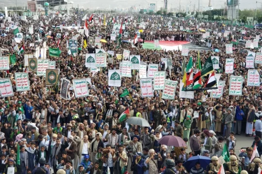 مظاهرات حاشدة في اليمن والمغرب تطالب بإنهاء الإبادة والتجويع بغزة
