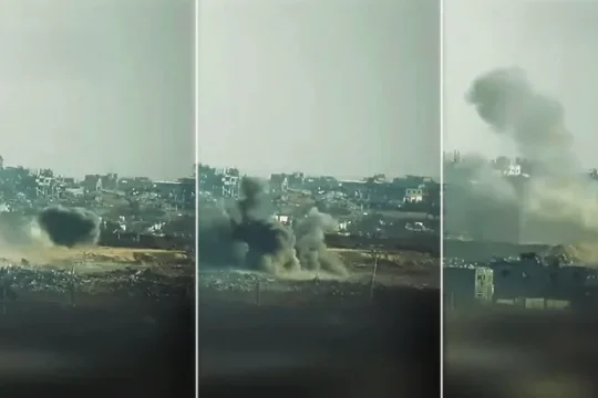 القسام تبث مشاهد تفجير حقل ألغام واستهداف جنود وآليات الاحتلال