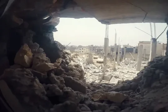 القسام تبث مشاهد لاستهداف وقنص جنود الاحتلال شرق مدينة غزة