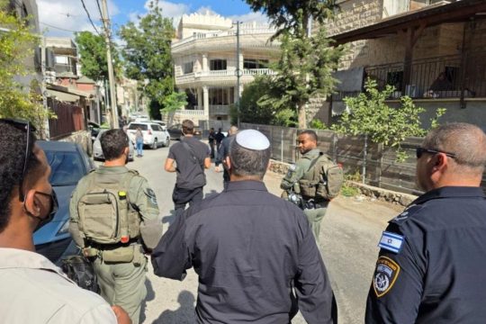 بن غفير يقتحم مدينة أم الفحم ويهدد بهدم منازل