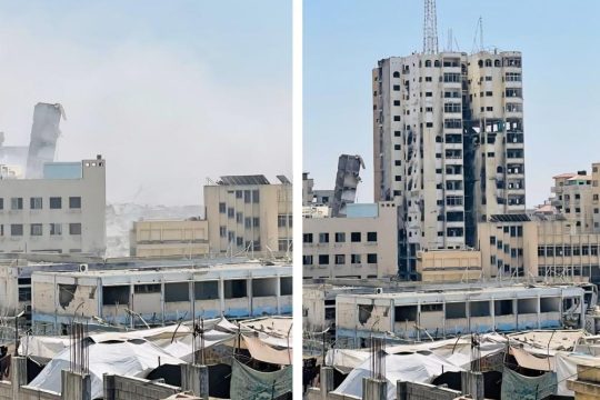 الاحتلال ينفّذ عمليات نسف ضخمة بمدينة غزة ويأمر بإخلائها