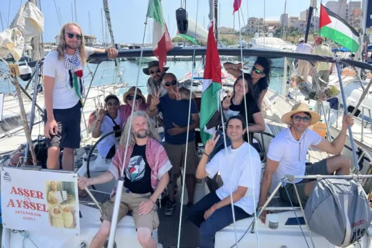 إطلاق 10 قوارب جديدة نحو غزة من إيطاليا