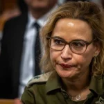 المدعية العامة العسكرية المنتهية ولايتها يفعات تومر يروشالمي (أسوشيتد برس-أرشيف)