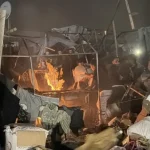 مجزرة في مواصي خان يونس: 5 شهداء واحتراق خيام النازحين