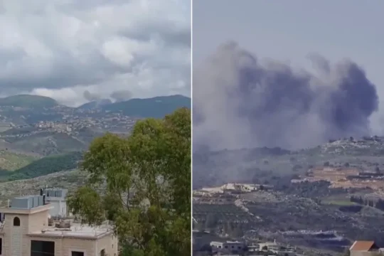 غارات إسرائيلية على مناطق متفرقة بجنوب لبنان